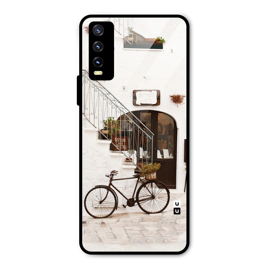 Bicycle Wall Metal Back Case for Vivo Y20 2021