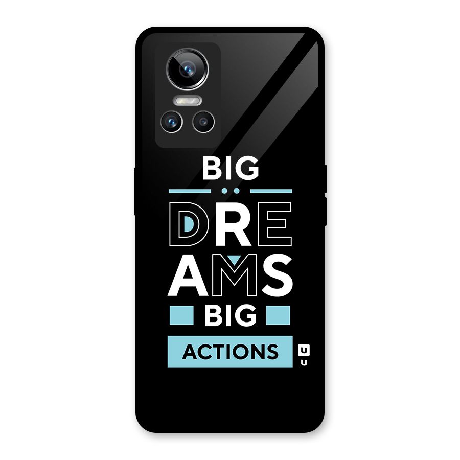 Big Dreams Big Actions Glass Back Case for Realme GT Neo 3