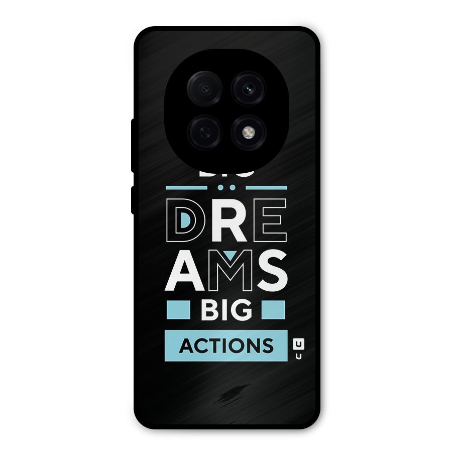 Big Dreams Big Actions Metal Back Case for Oppo F29 Pro