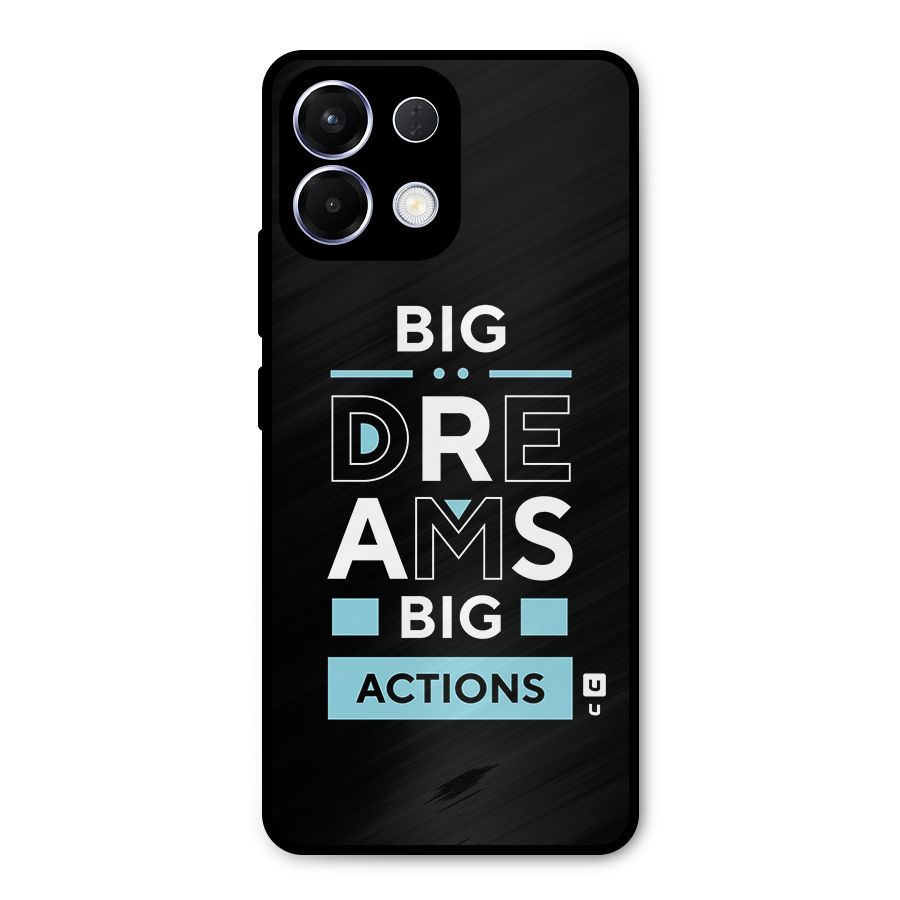 Big Dreams Big Actions Metal Back Case for Oppo K13