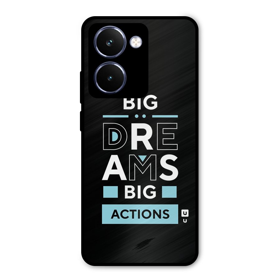 Big Dreams Big Actions Metal Back Case for Realme P3 Ultra