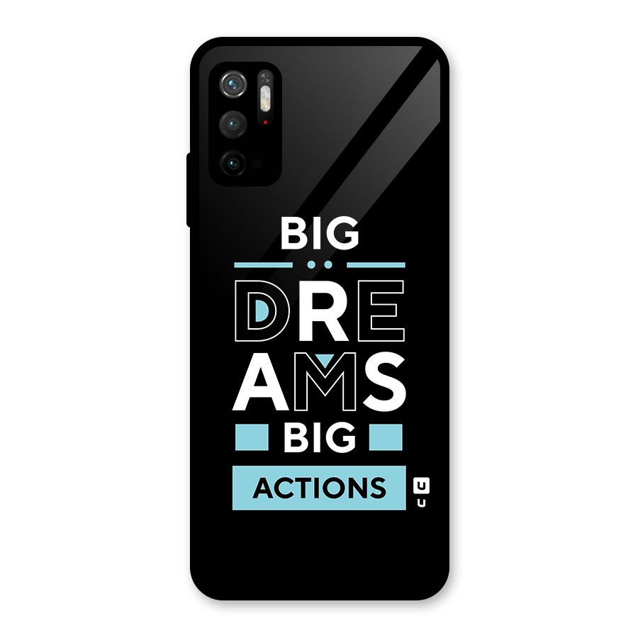 Big Dreams Big Actions Metal Back Case for Redmi Note 10T 5G