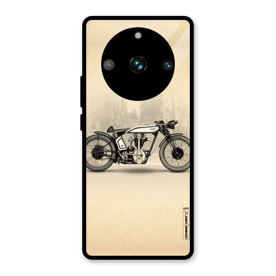 Bike Ride Glass Back Case for Realme 11 Pro Plus