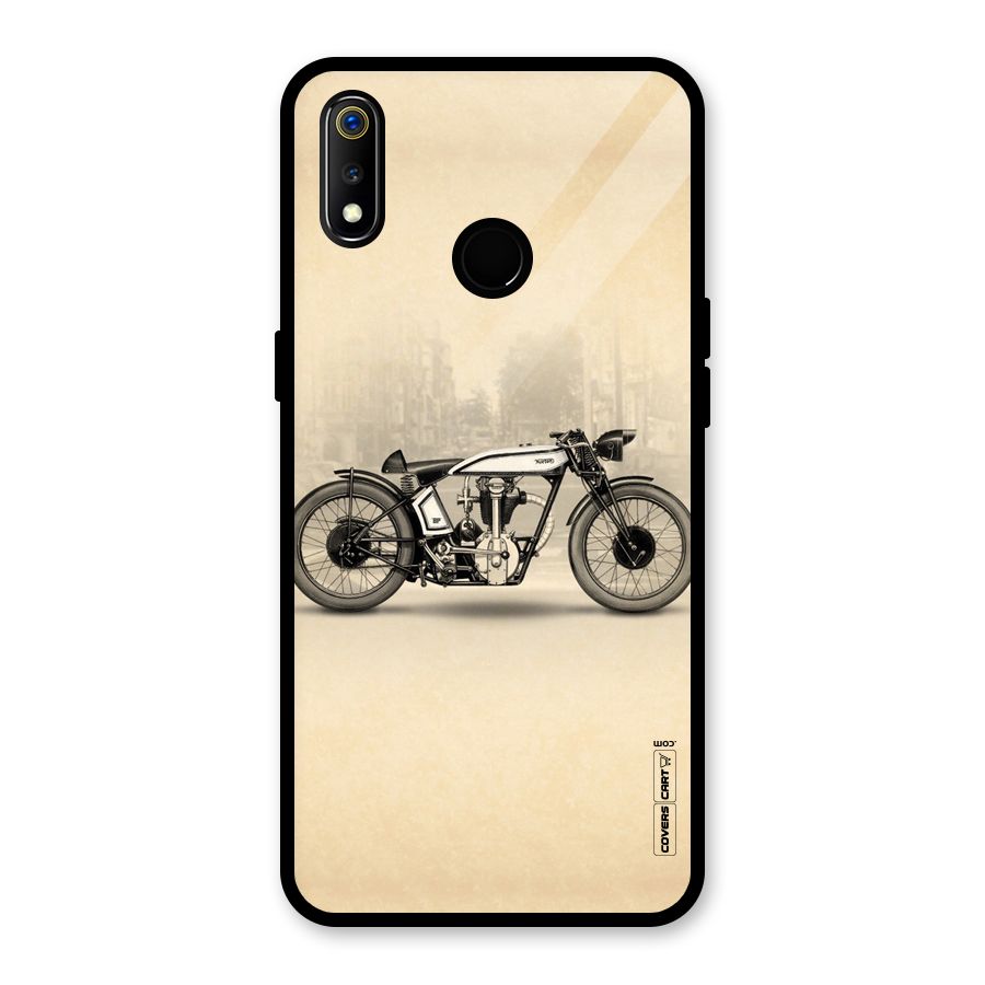 Bike Ride Glass Back Case for Realme 3i