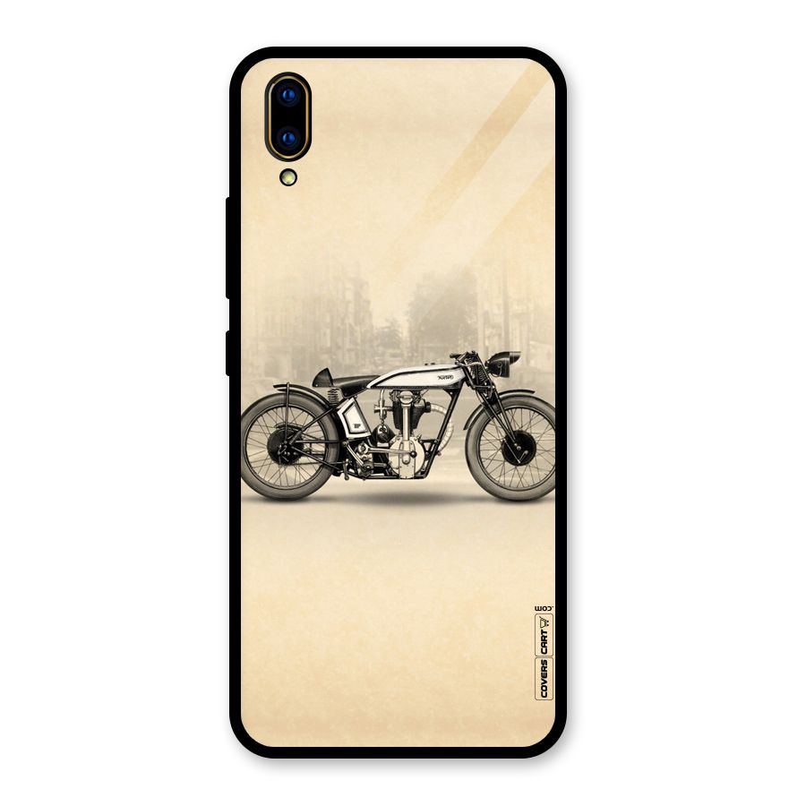 Bike Ride Glass Back Case for Vivo V11 Pro