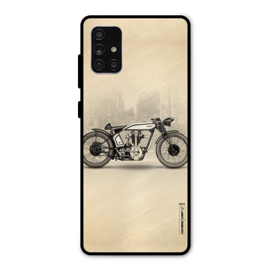 Bike Ride Metal Back Case for Galaxy A71