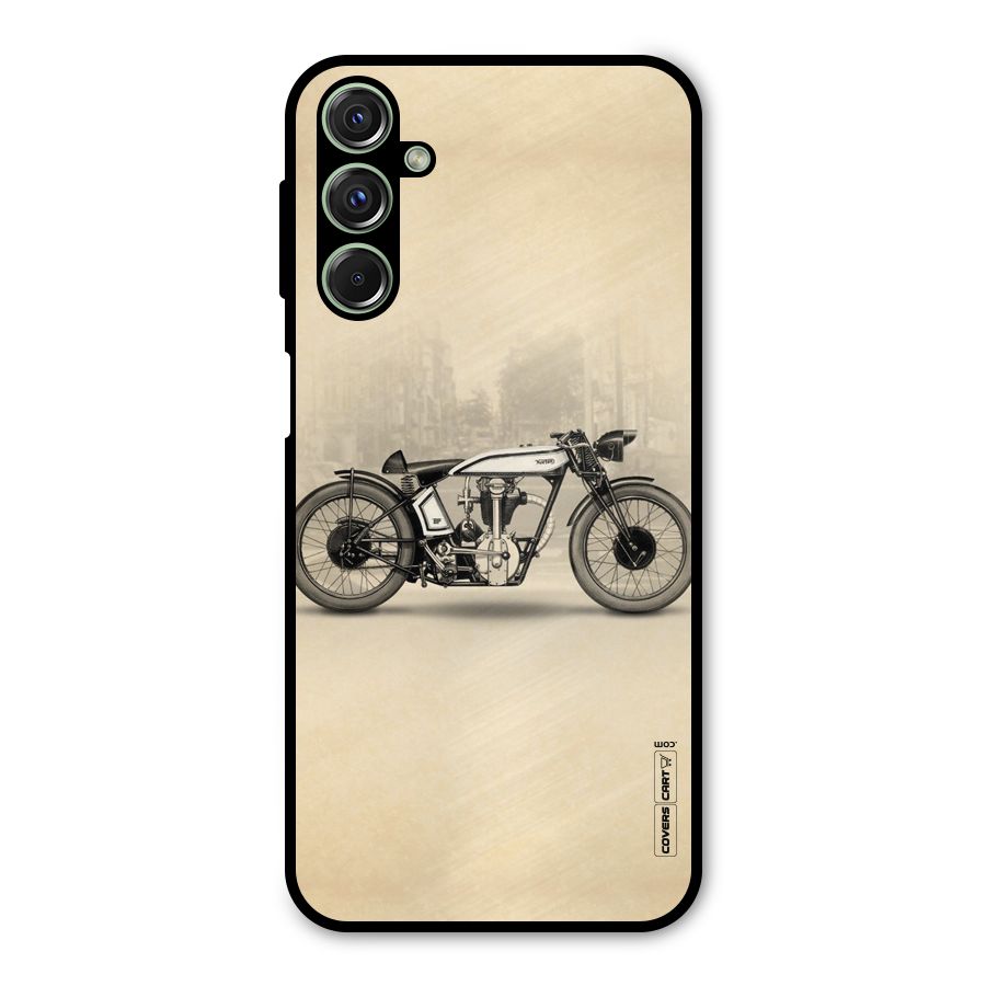 Bike Ride Metal Back Case for Galaxy F34