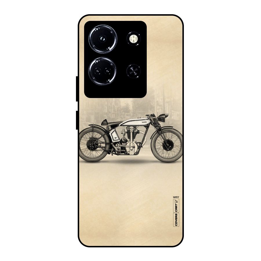 Bike Ride Metal Back Case for Infinix Note 30 5G
