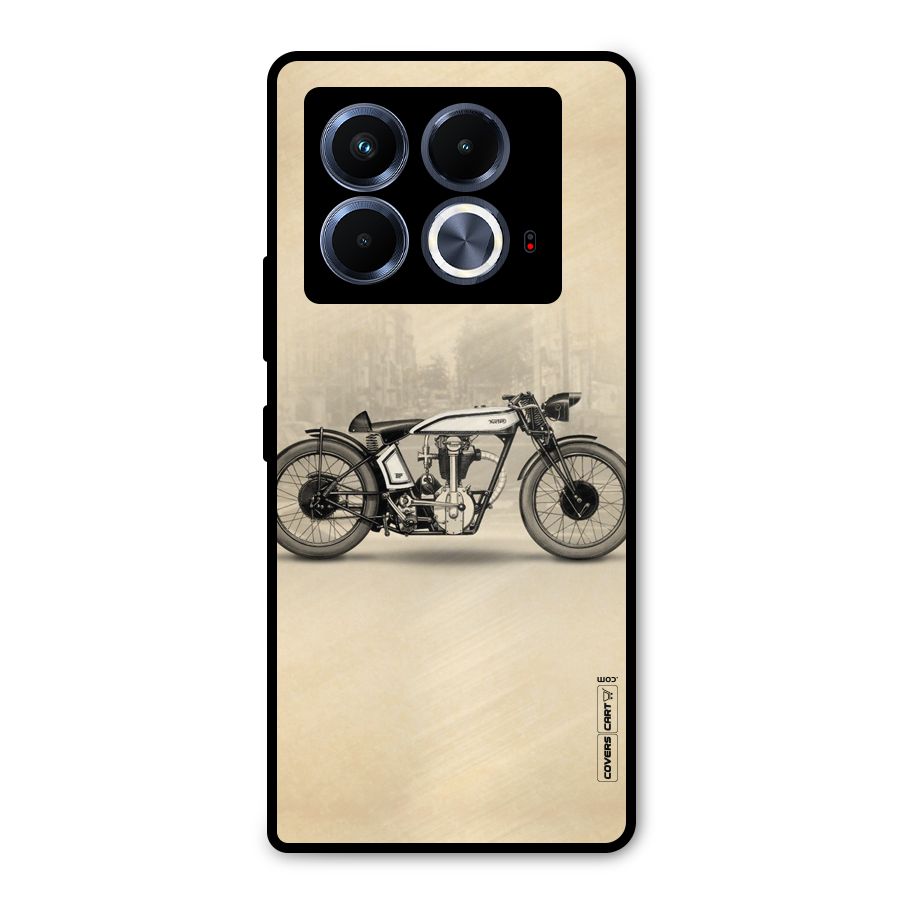 Bike Ride Metal Back Case for Infinix Note 40 5G
