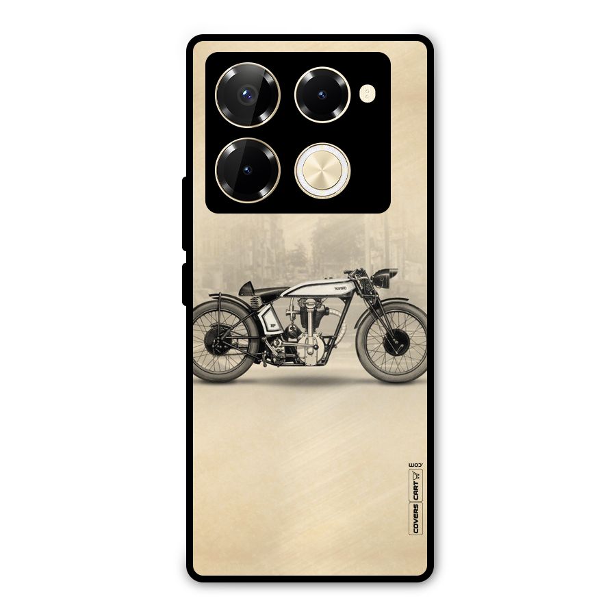 Bike Ride Metal Back Case for Infinix Note 40 Pro