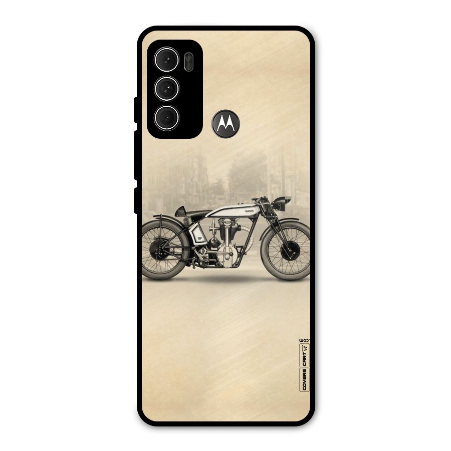 Bike Ride Metal Back Case for Moto G60