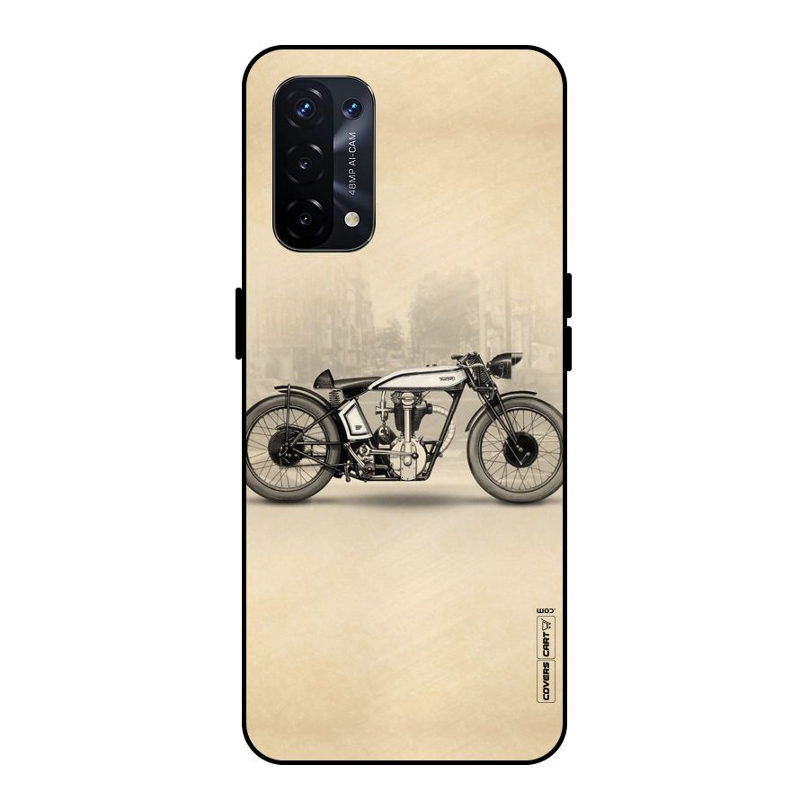 Bike Ride Metal Back Case for Oppo A74 5G