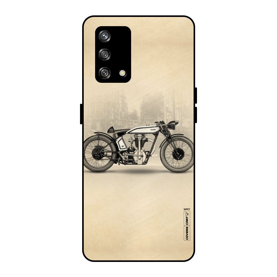 Bike Ride Metal Back Case for Oppo F19