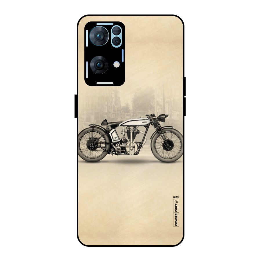 Bike Ride Metal Back Case for Oppo Reno7 Pro 5G
