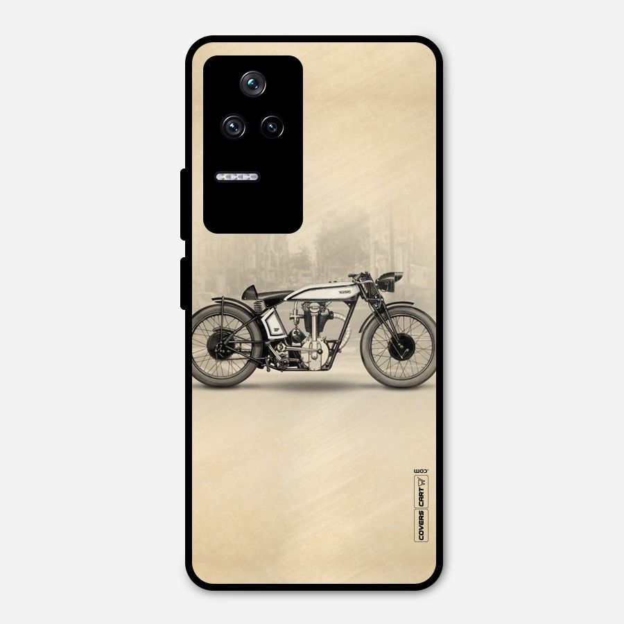 Bike Ride Metal Back Case for Poco F4 5G