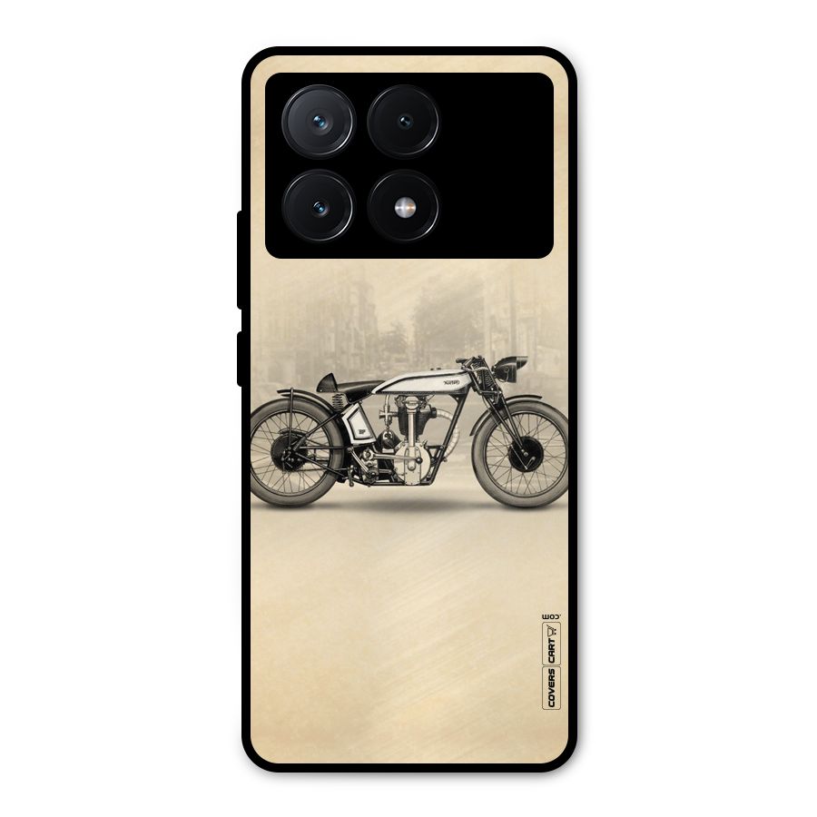 Bike Ride Metal Back Case for Poco X6 Pro