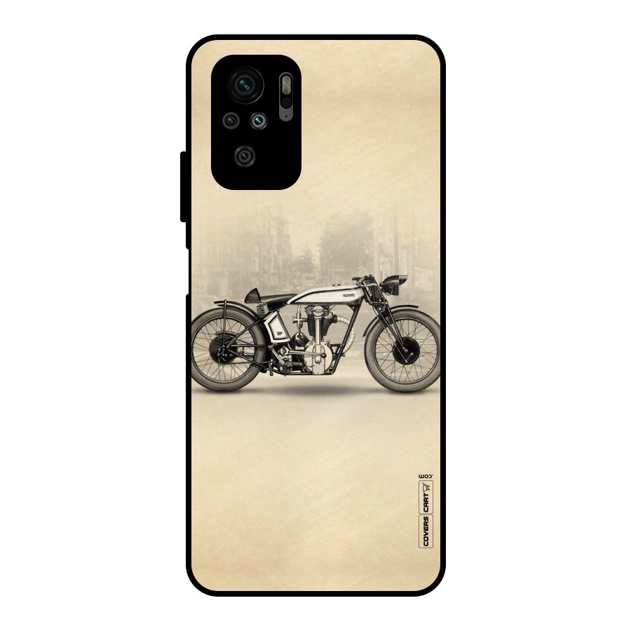 Bike Ride Metal Back Case for Redmi Note 10