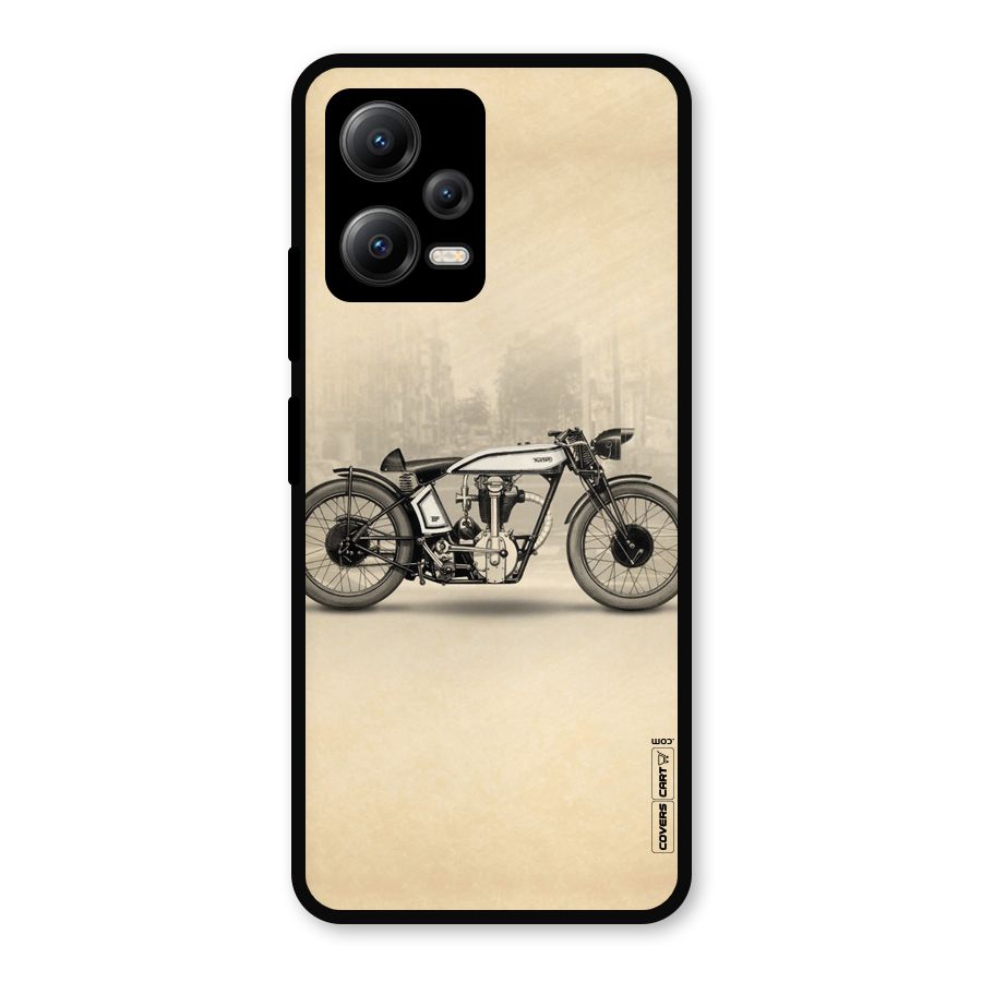Bike Ride Metal Back Case for Redmi Note 12 5G