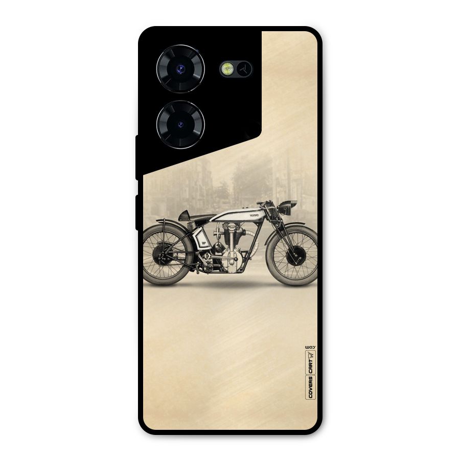 Bike Ride Metal Back Case for Tecno Pova 5 Pro 5G