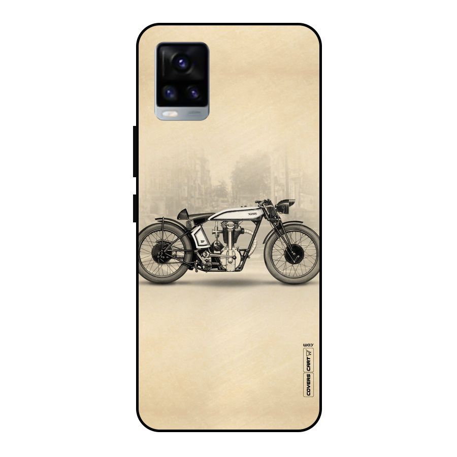 Bike Ride Metal Back Case for Vivo V20 2021