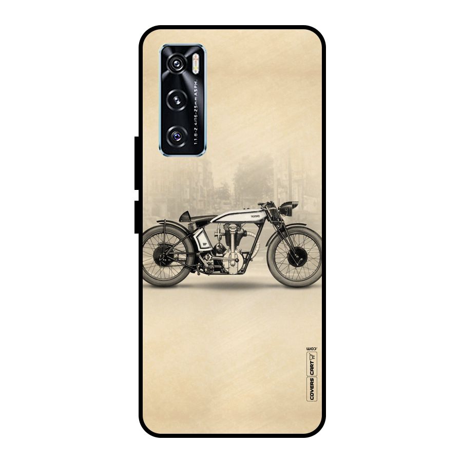 Bike Ride Metal Back Case for Vivo V20 SE