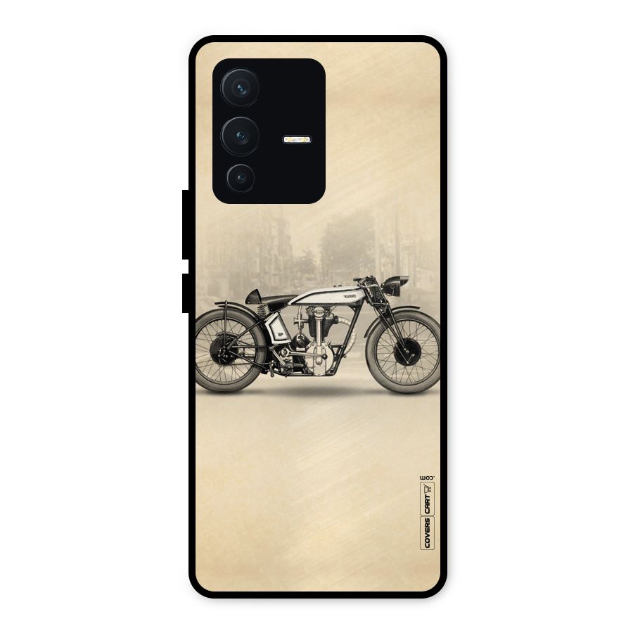 Bike Ride Metal Back Case for Vivo V23 5G