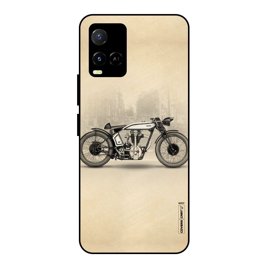 Bike Ride Metal Back Case for Vivo Y21A