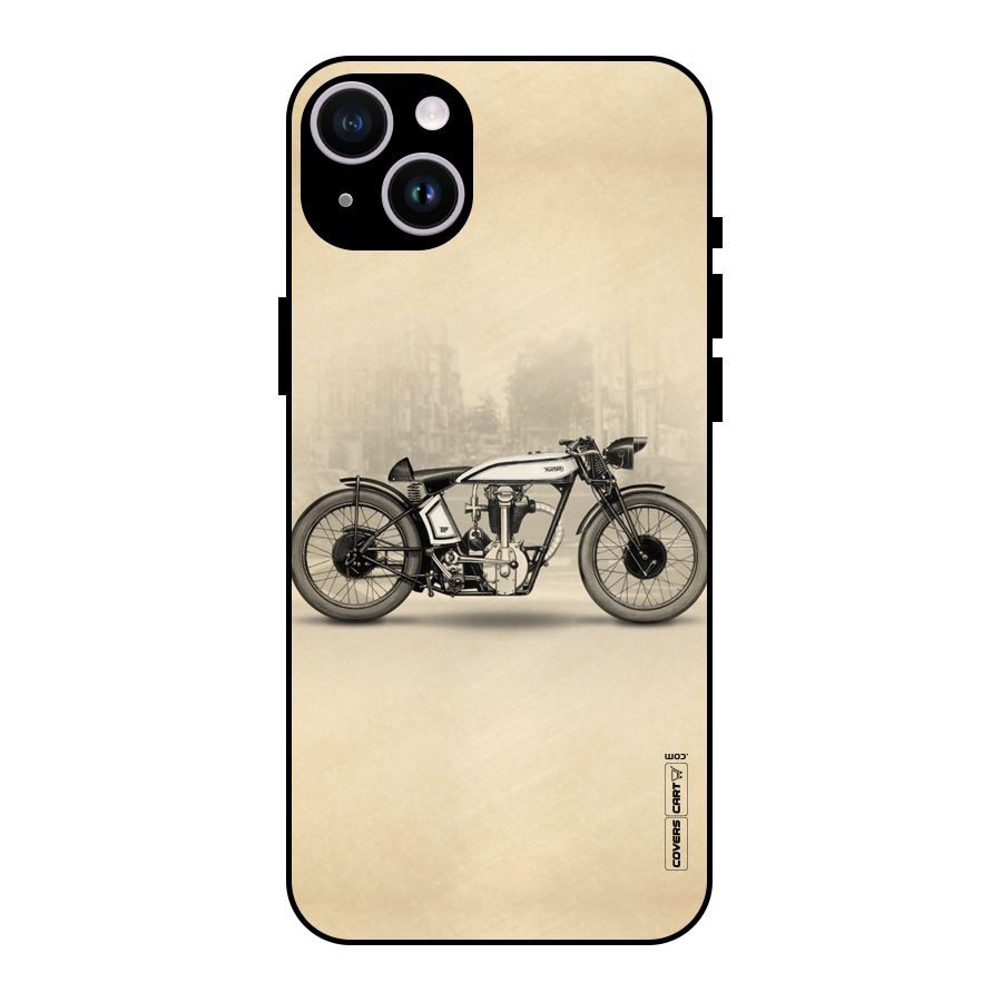 Bike Ride Metal Back Case for iPhone 14 Plus