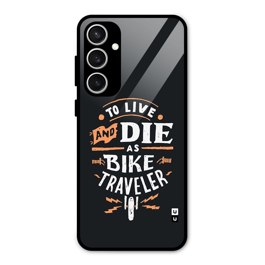 Bike Traveler Glass Back Case for Galaxy S23 FE