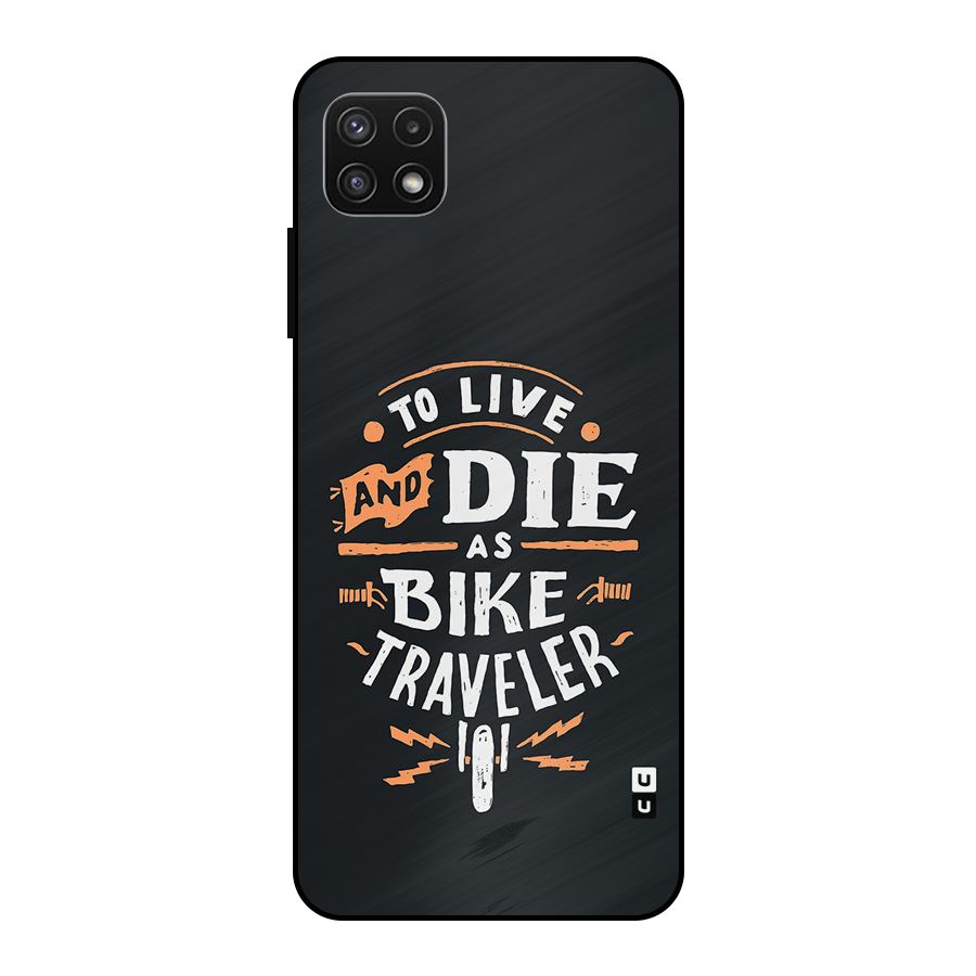 Bike Traveler Metal Back Case for Galaxy A22 5G