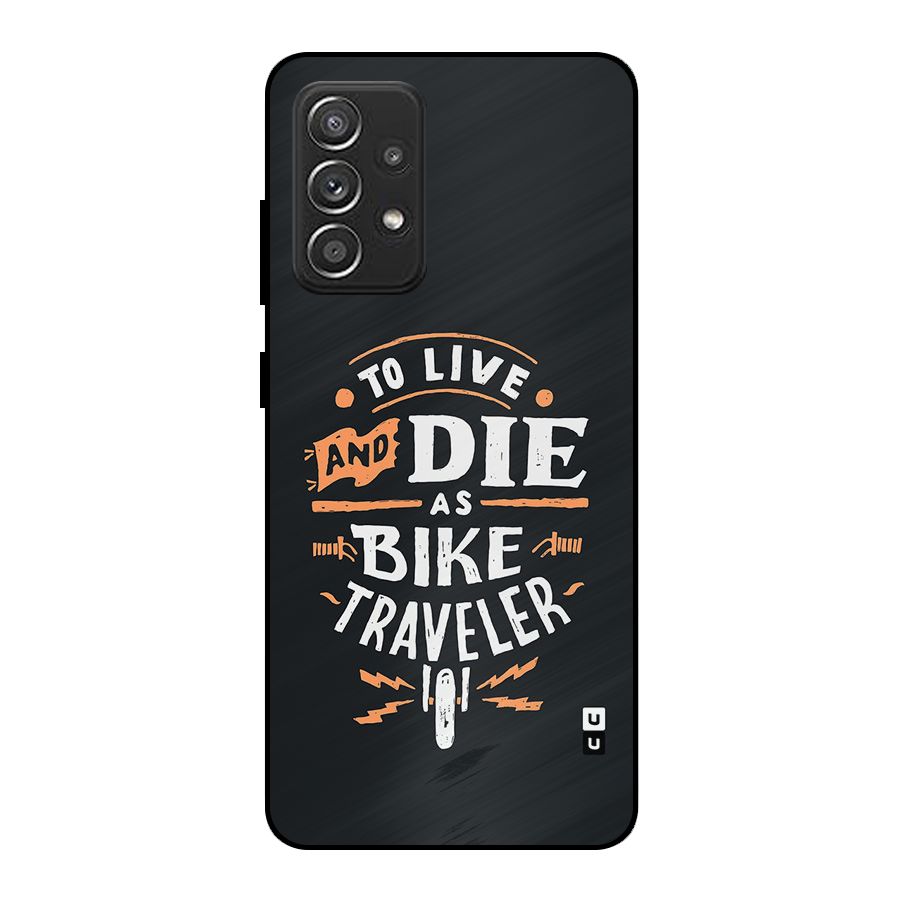 Bike Traveler Metal Back Case for Galaxy A52s 5G