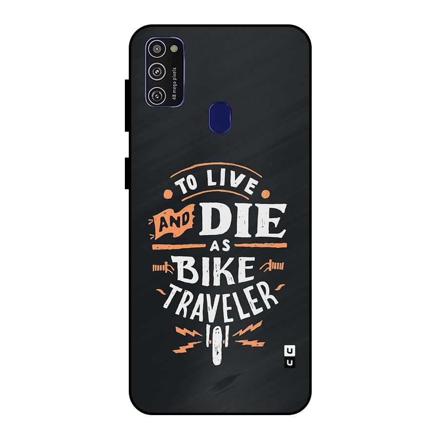 Bike Traveler Metal Back Case for Galaxy M21