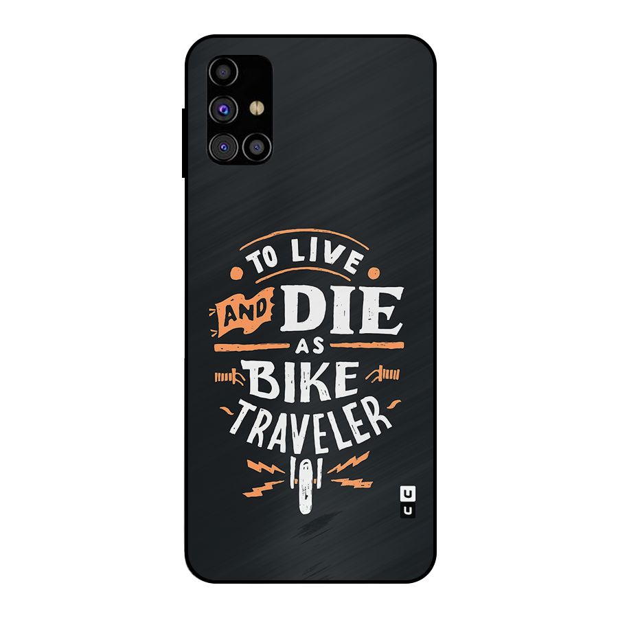 Bike Traveler Metal Back Case for Galaxy M31s