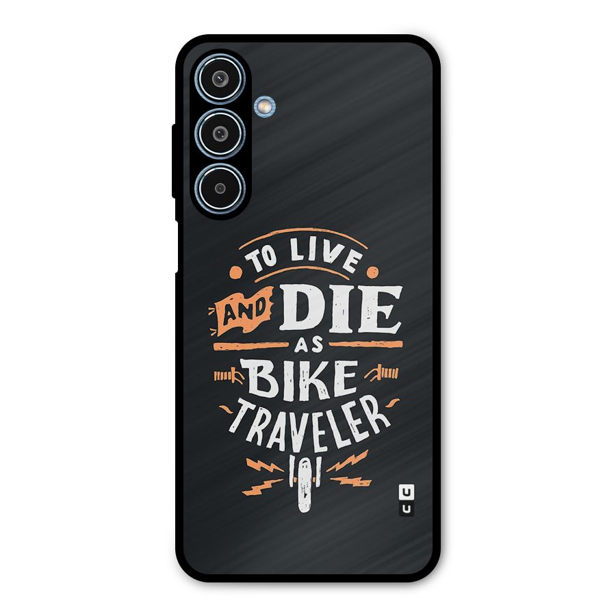 Bike Traveler Metal Back Case for Galaxy M35