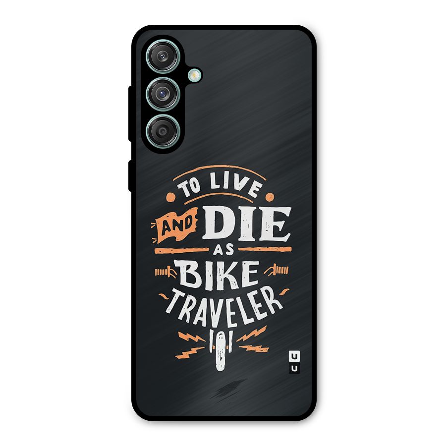 Bike Traveler Metal Back Case for Galaxy M55 5G