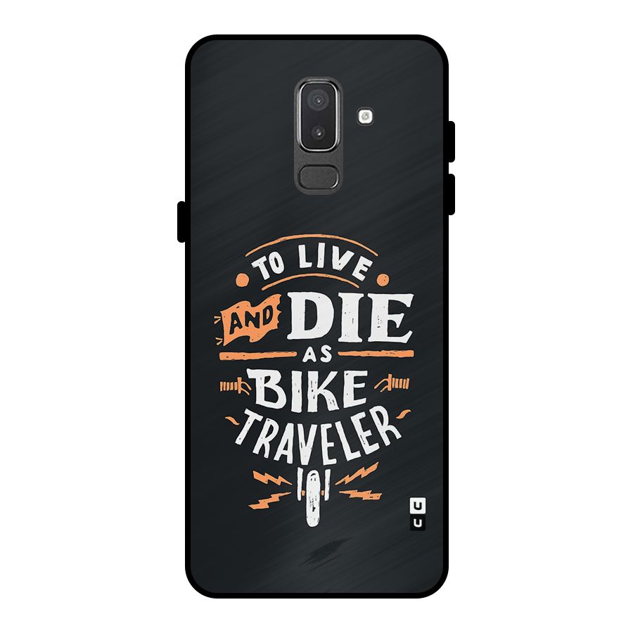 Bike Traveler Metal Back Case for Galaxy On8 (2018)