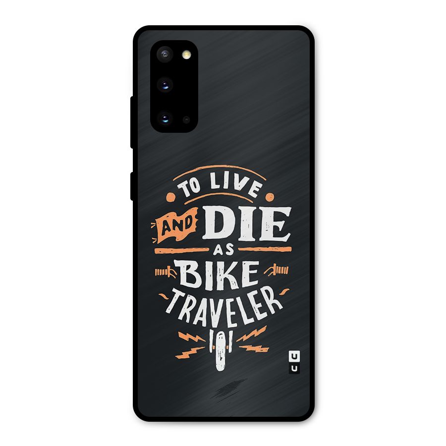Bike Traveler Metal Back Case for Galaxy S20