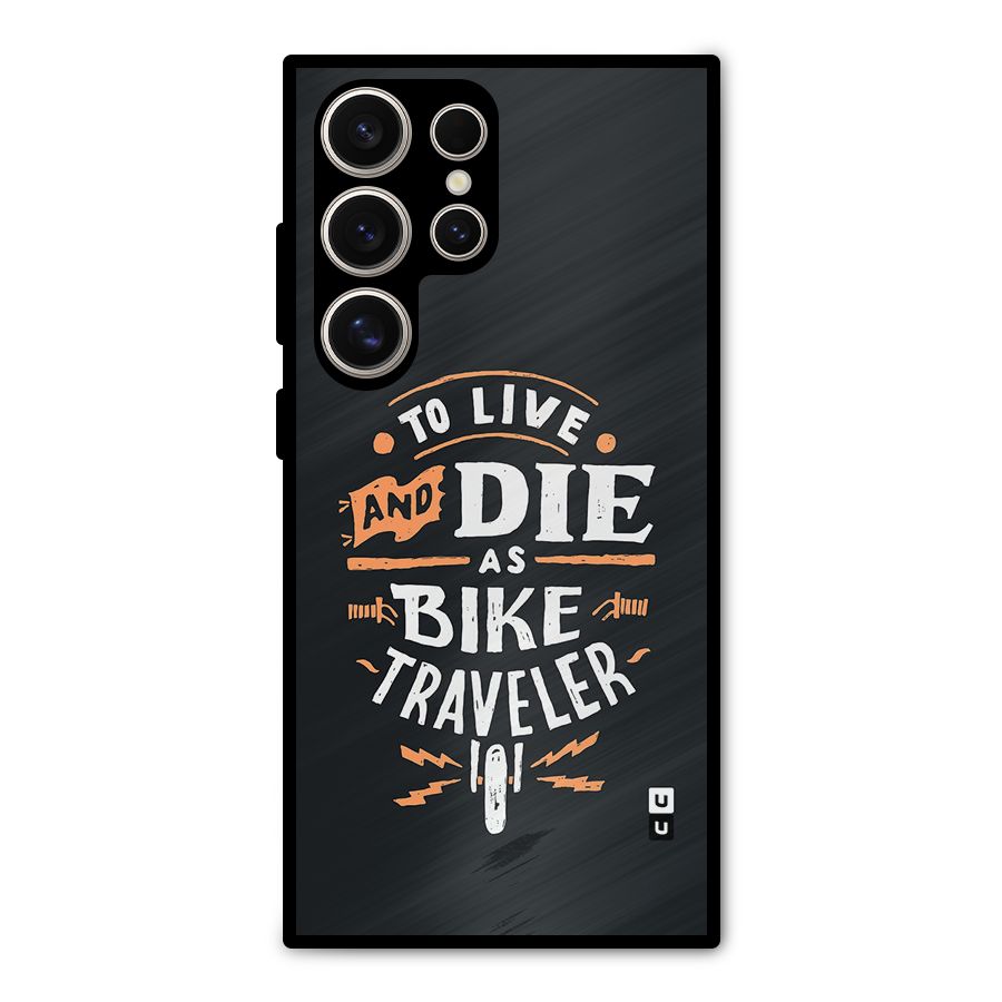 Bike Traveler Metal Back Case for Galaxy S24 Ultra