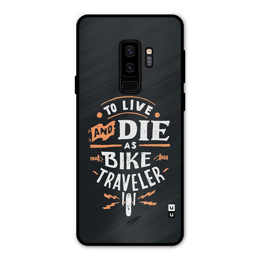 Bike Traveler Metal Back Case for Galaxy S9 Plus