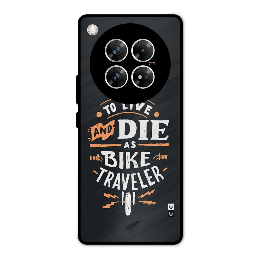 Bike Traveler Metal Back Case for Infinix Zero 40 5G