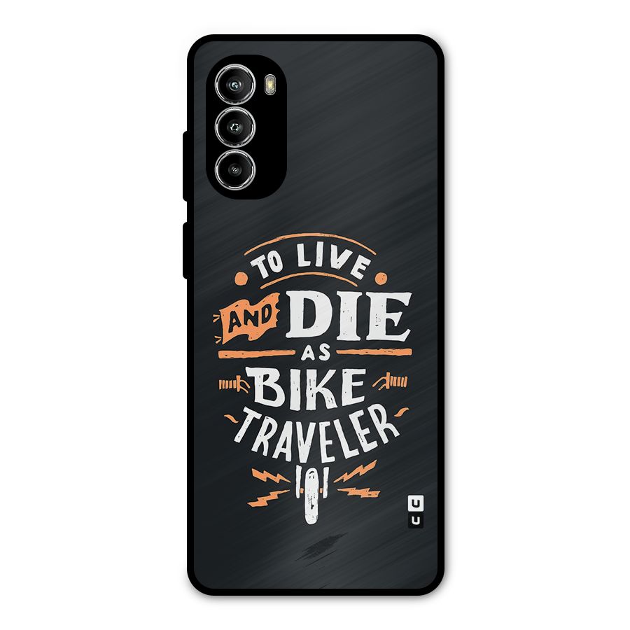 Bike Traveler Metal Back Case for Moto G52