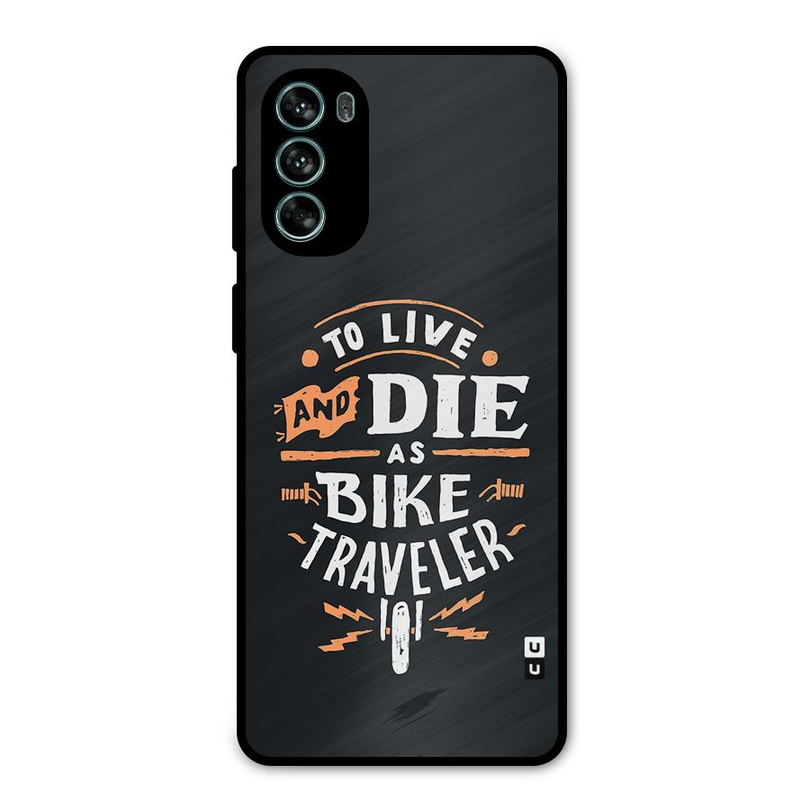 Bike Traveler Metal Back Case for Moto G62
