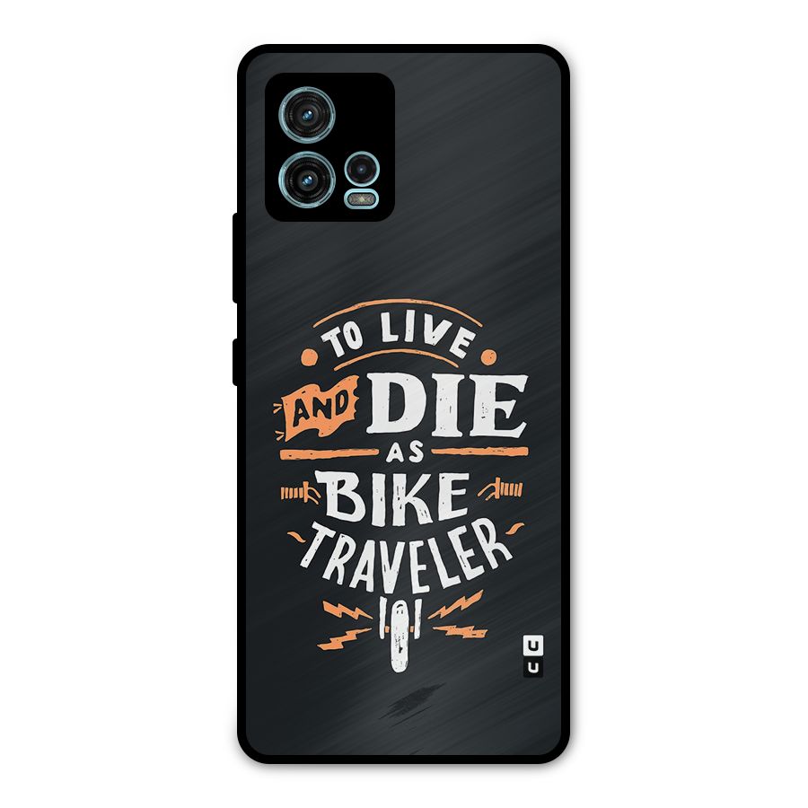 Bike Traveler Metal Back Case for Moto G72