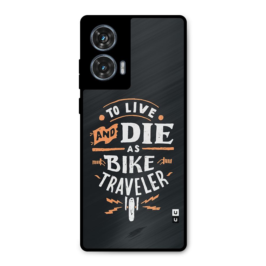 Bike Traveler Metal Back Case for Motorola Edge 50 Fusion