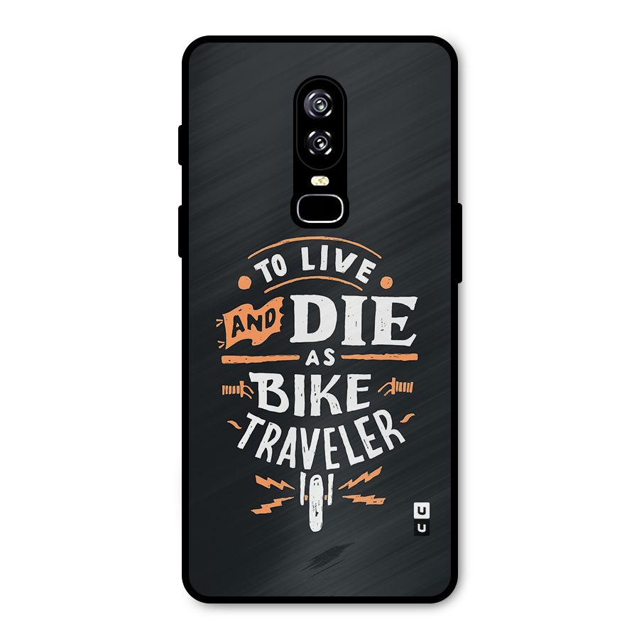 Bike Traveler Metal Back Case for OnePlus 6