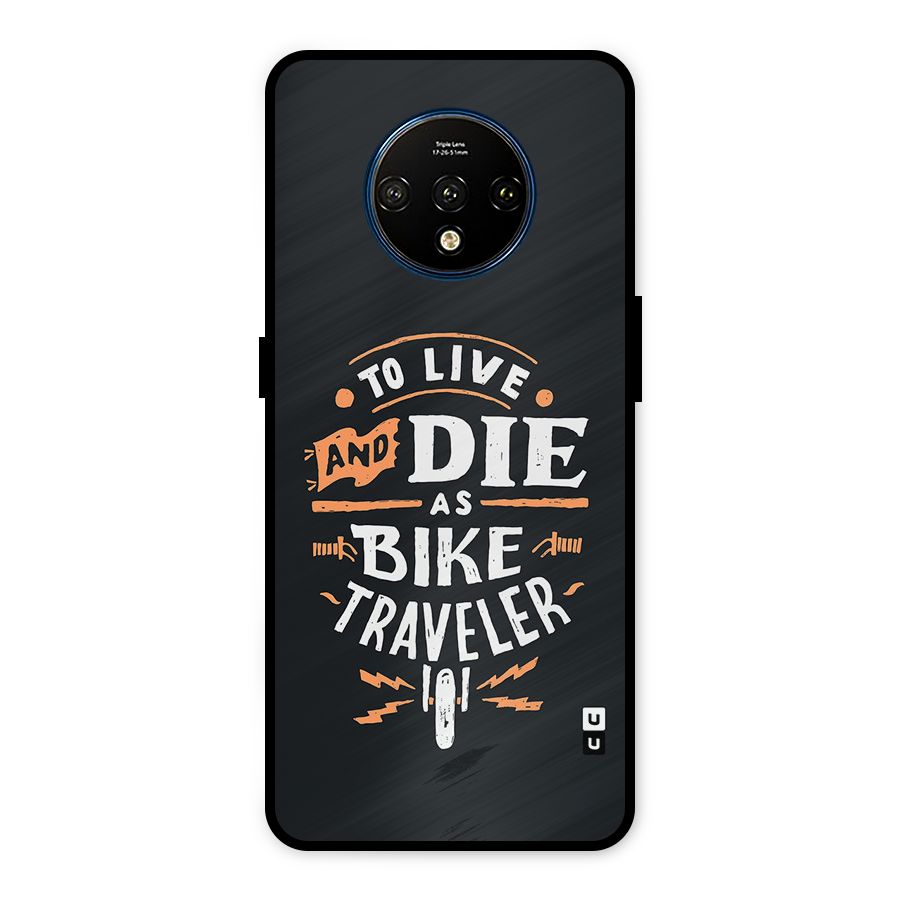 Bike Traveler Metal Back Case for OnePlus 7T