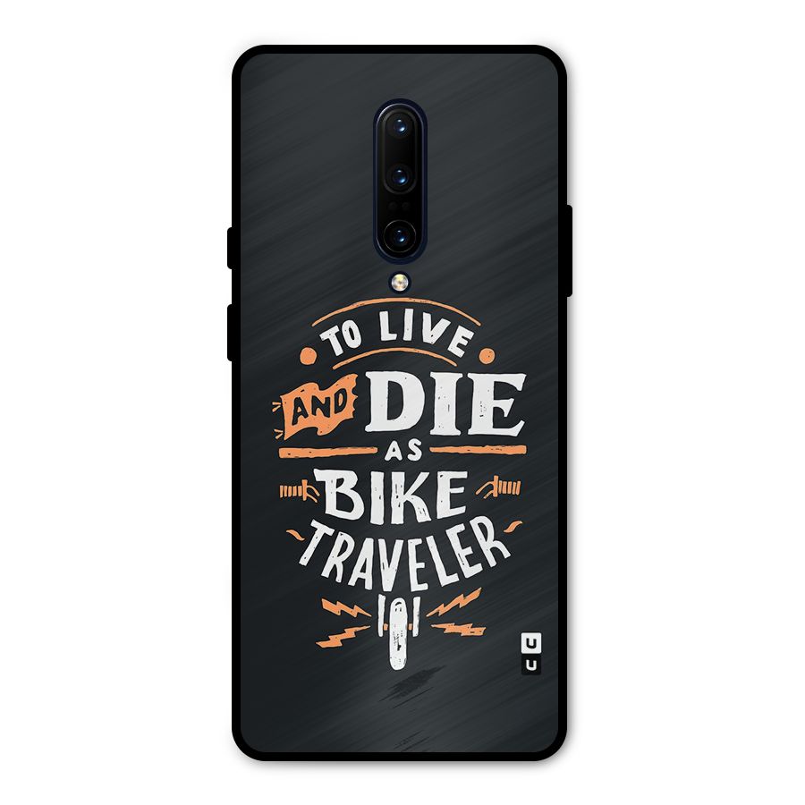 Bike Traveler Metal Back Case for OnePlus 7 Pro