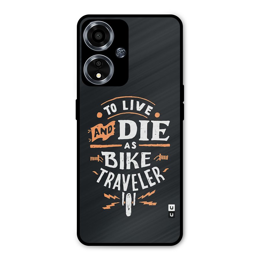 Bike Traveler Metal Back Case for Oppo A59