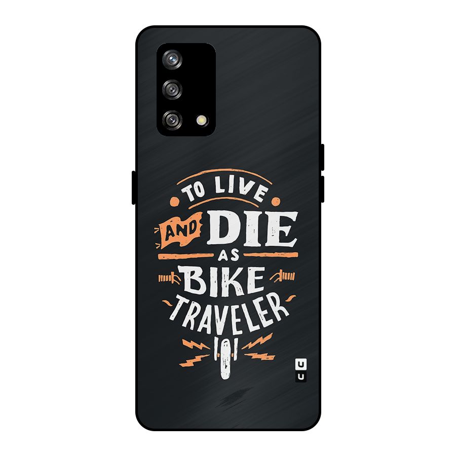 Bike Traveler Metal Back Case for Oppo F19