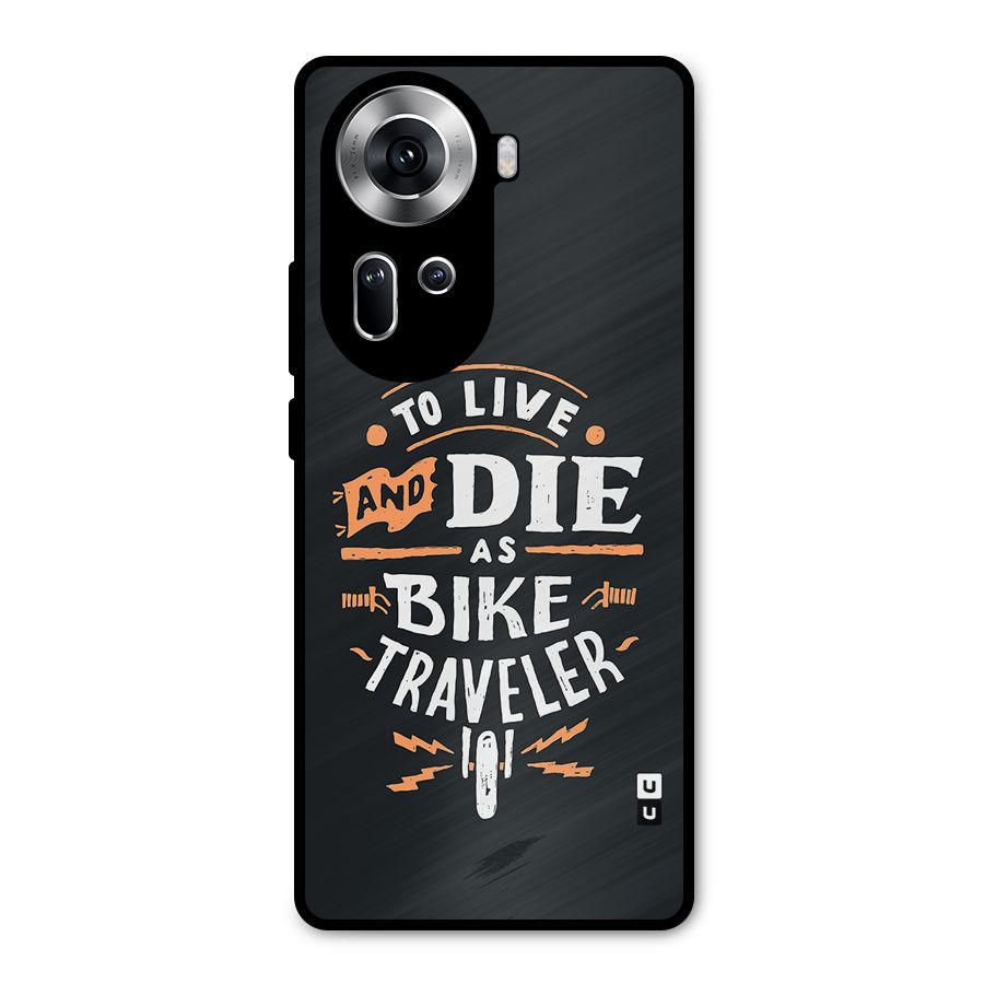 Bike Traveler Metal Back Case for Oppo Reno11 5G